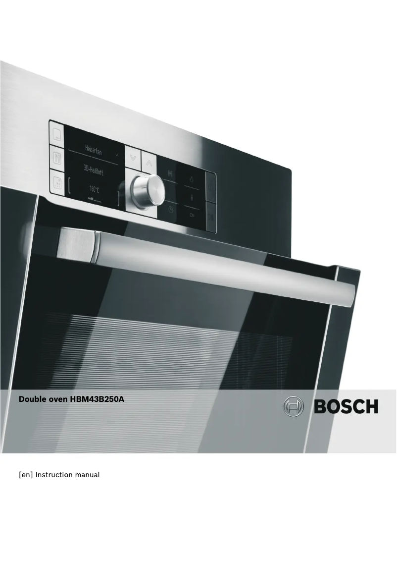 Page 1 de la notice Manuel utilisateur Bosch HBM43B250A