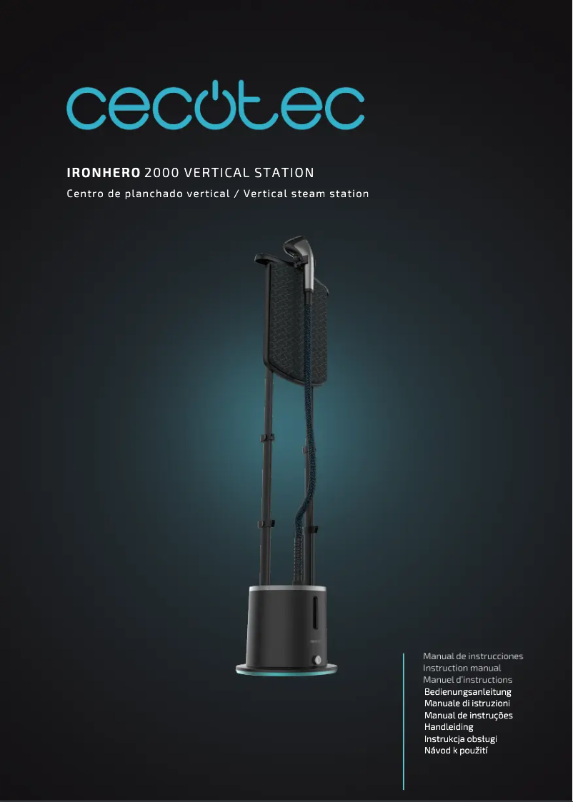 Page n°1 - Manuel utilisateur Cecotec IronHero 2000 Vertical Station