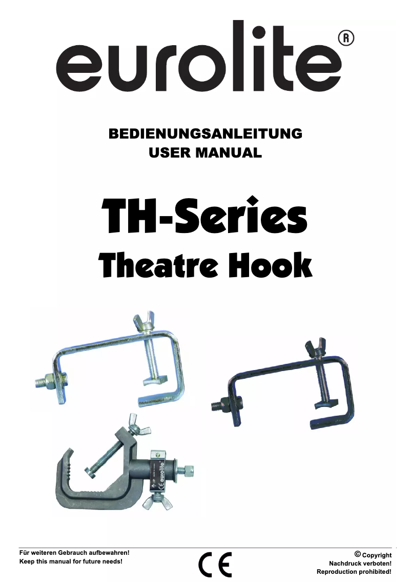 Page n°1 - Manuel utilisateur Eurolite TH-25