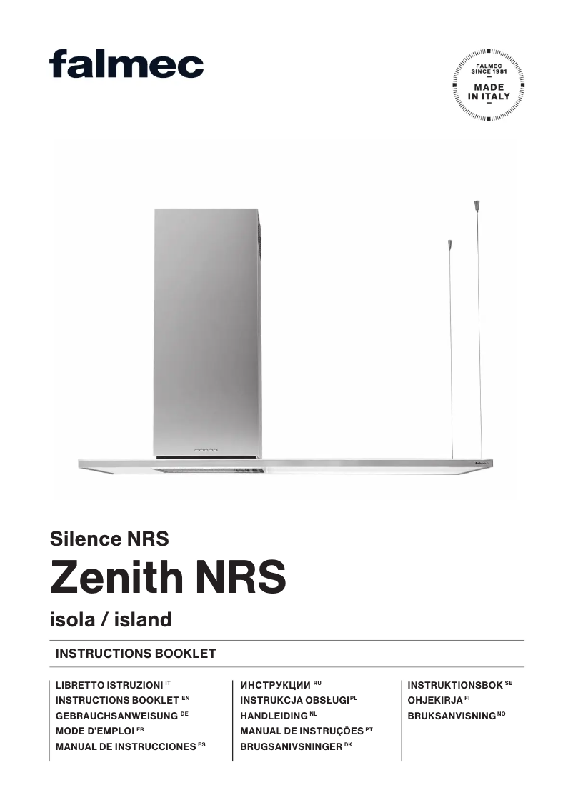 Image de la première page du manuel de l'appareil Zenith NRS