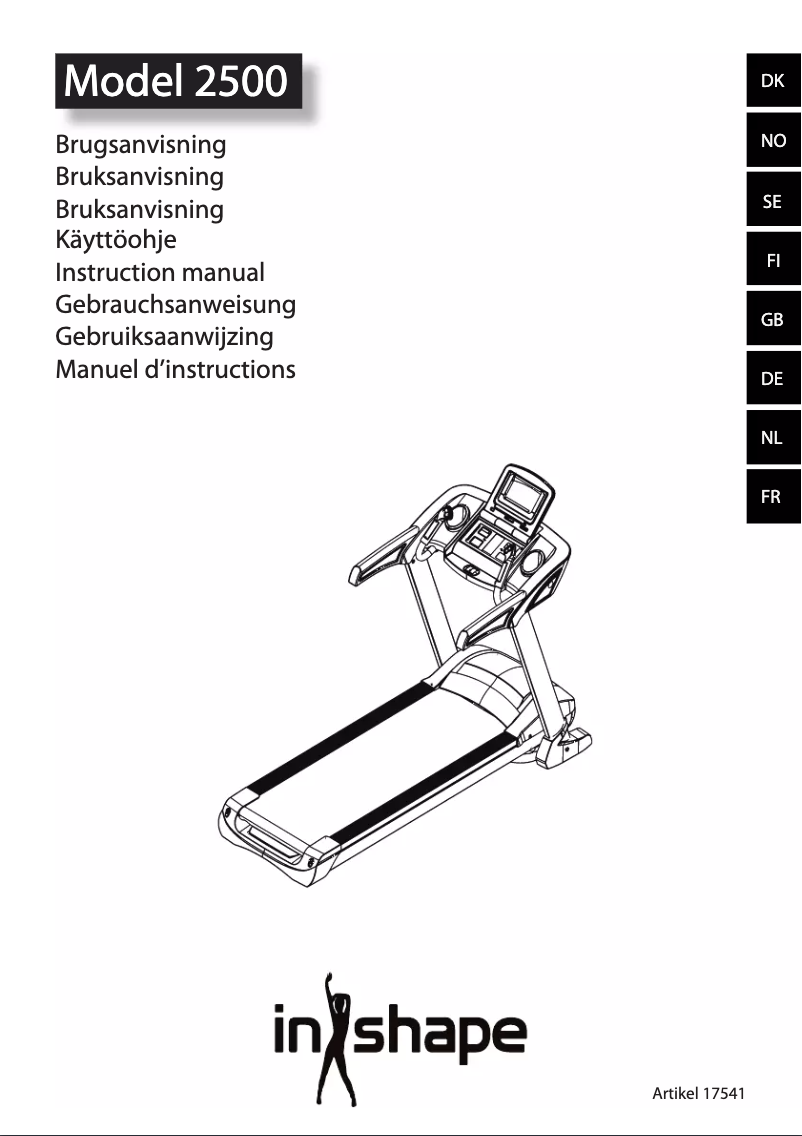 Image de la première page du manuel de l'appareil 2500