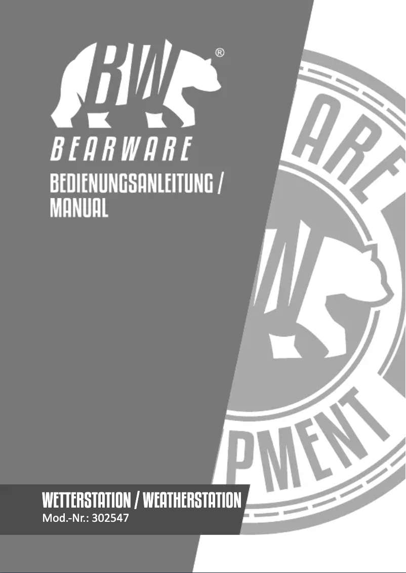 Página 1 del manual Manual de usuario Bearware 302547