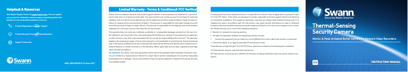 Page 1 de la notice Manuel utilisateur Swann NHD-865