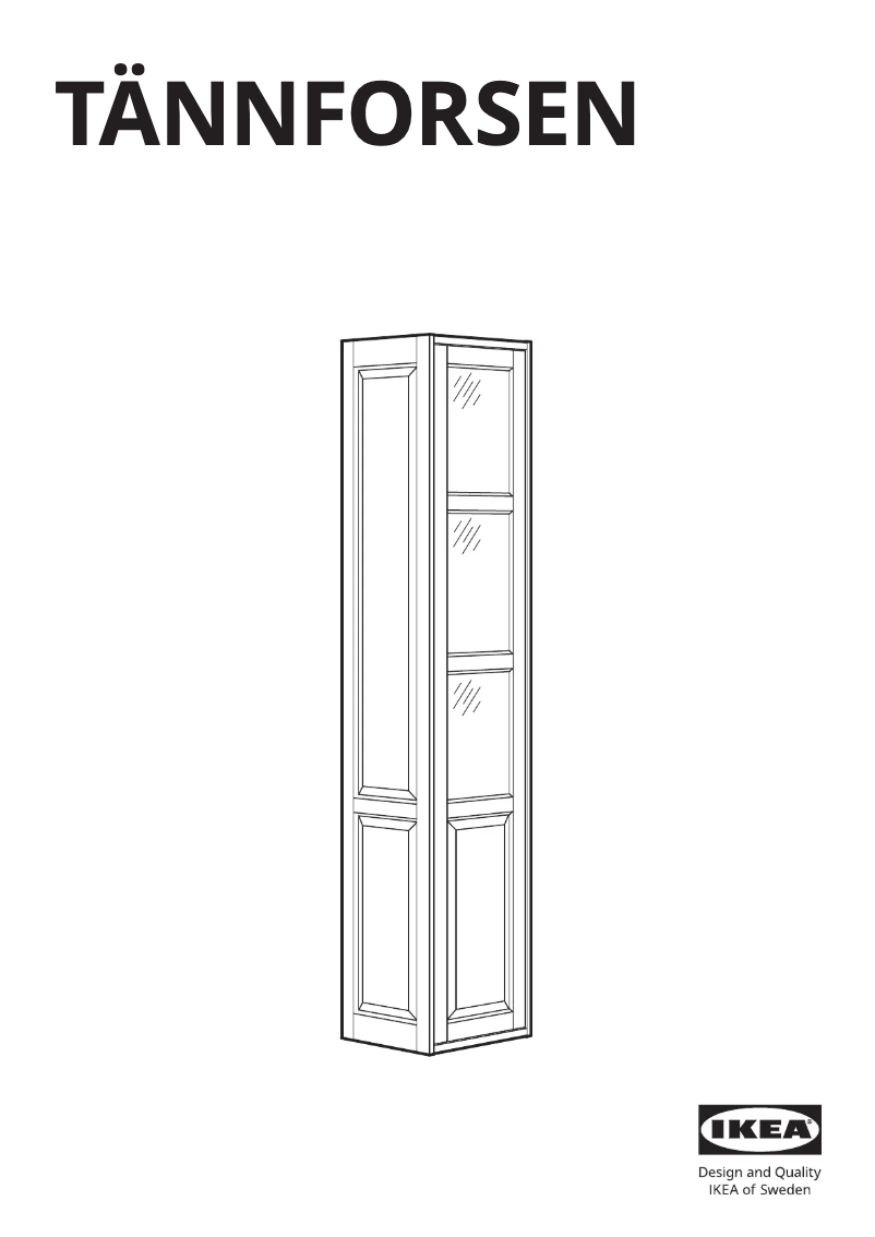 Imagen de la primera página del manual del dispositivo TÄNNFORSEN 905.351.11