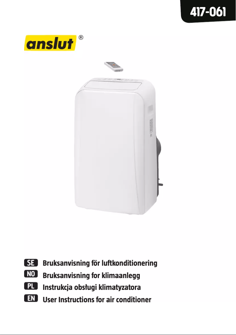 Image de la première page du manuel de l'appareil 417-061