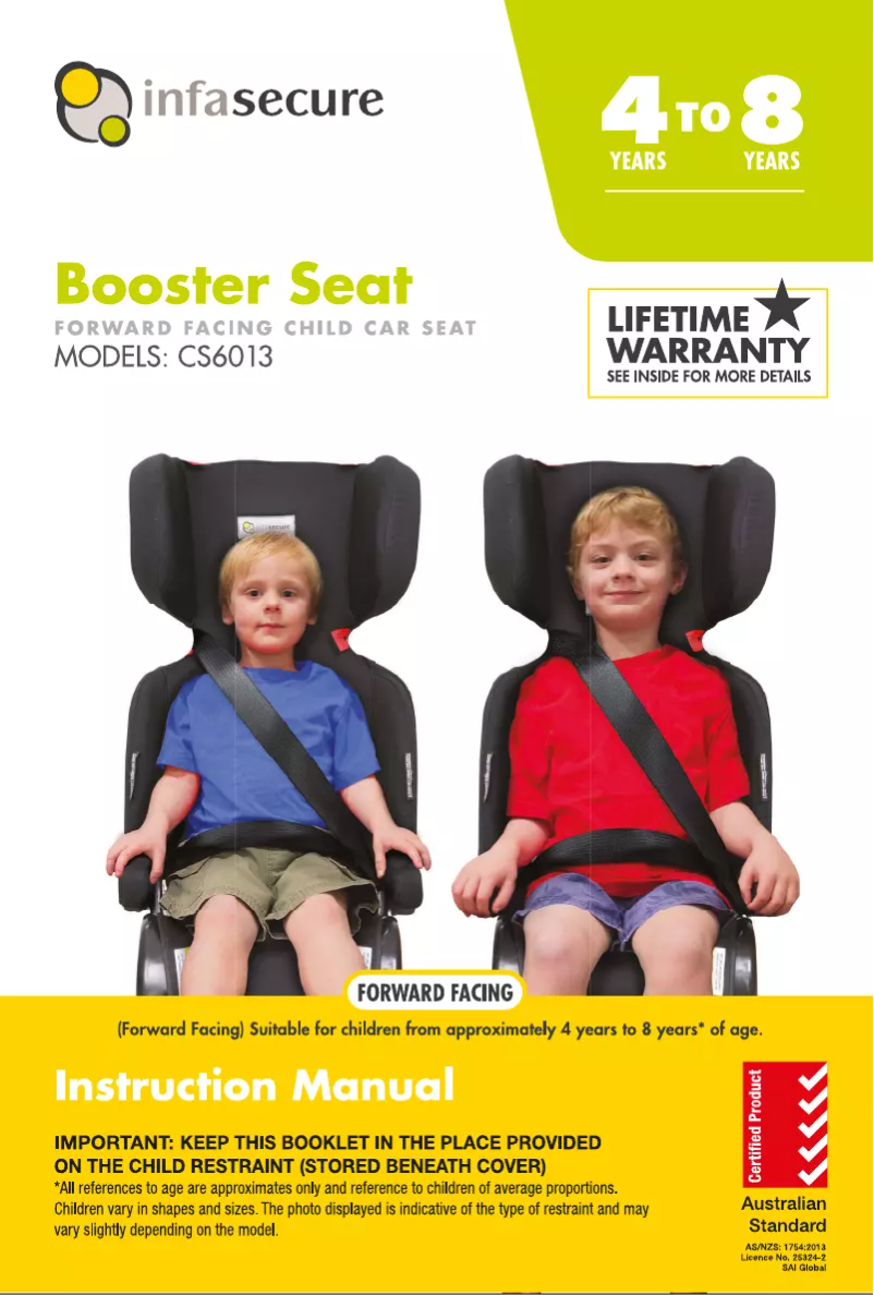 Page 1 de la notice Manuel utilisateur InfaSecure Freedom