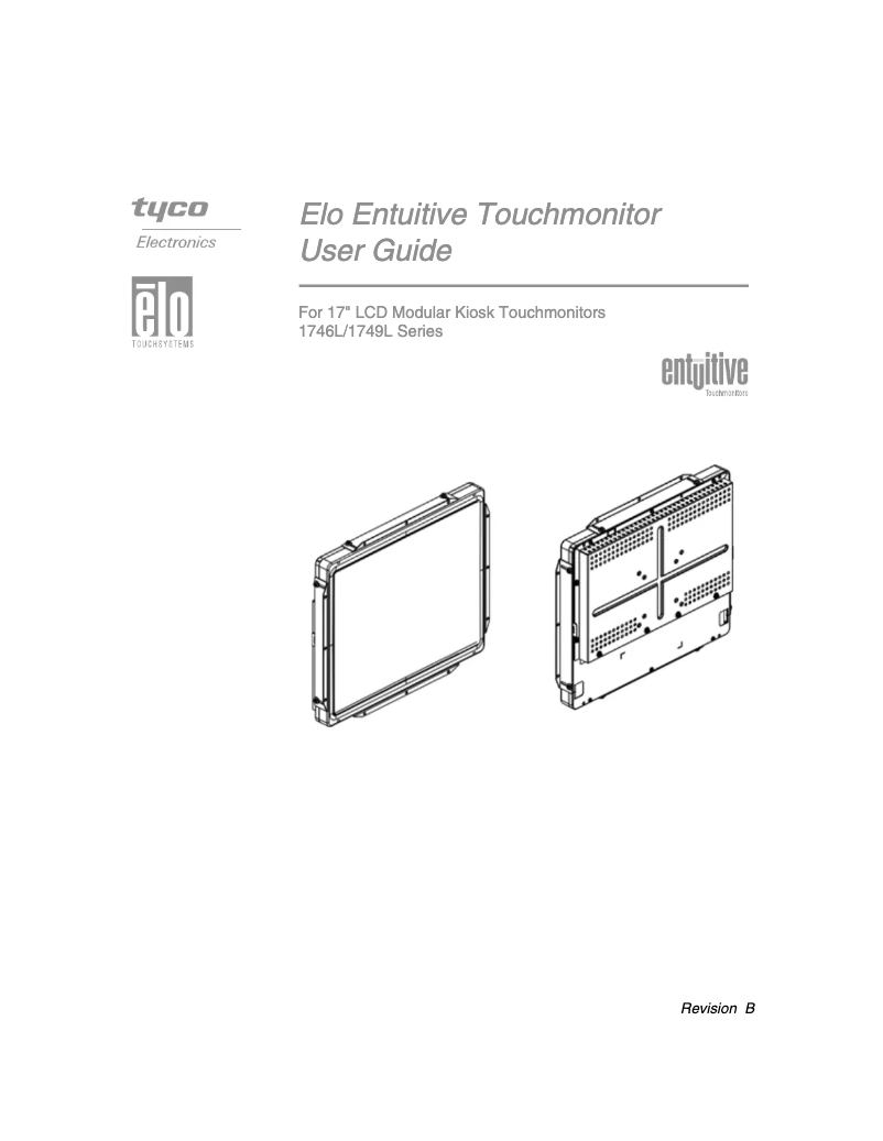 Página 1 del manual Manual de usuario Elo 1746L