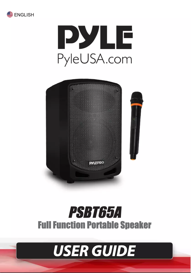 Page n°1 - Manuel utilisateur Pyle PSBT65A