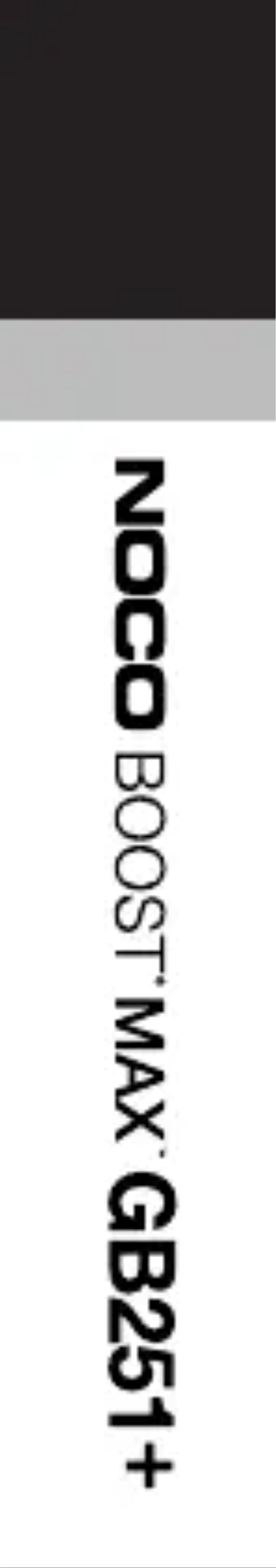 Página 1 del manual Manual de usuario NOCO Genius Boost Max GB251+