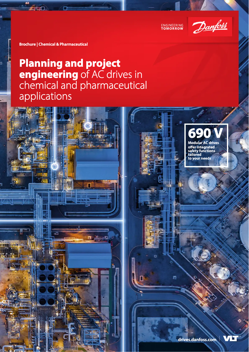Page 1 of the manual Brochure Danfoss VLT Integrated ISD 510