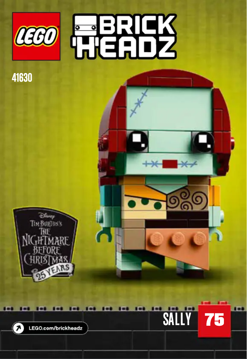 Page 1 de la notice Manuel utilisateur Lego Brickheadz 41630