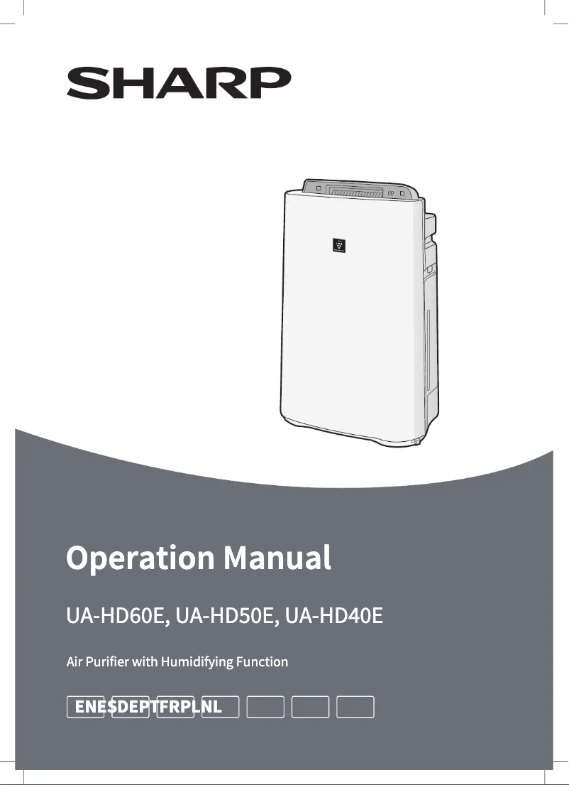 Page 1 de la notice Manuel utilisateur Sharp UA-HD40E-T