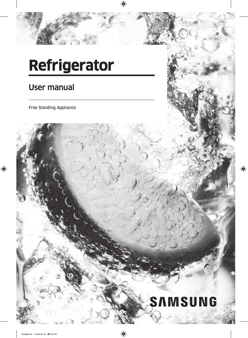 Image de la première page du manuel de l'appareil SR529WTC