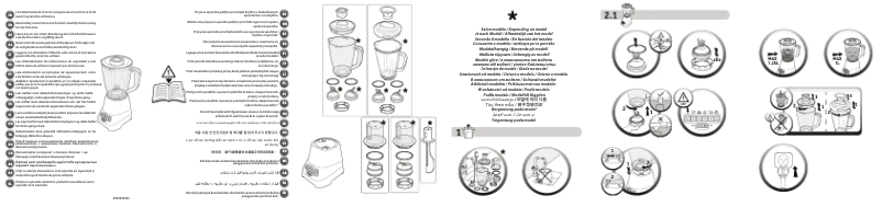 Page 1 de la notice Manuel utilisateur Tefal Blendforce 2 BL477B