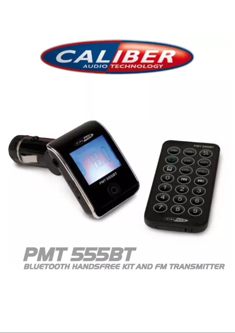 Page n°1 - Manuel utilisateur Caliber PMT555BT