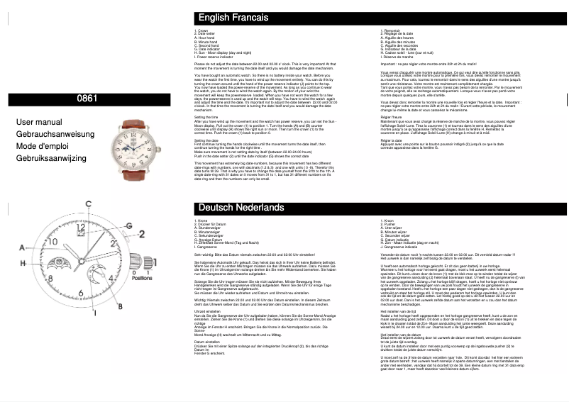 Page 1 de la notice Manuel utilisateur Davis 0861