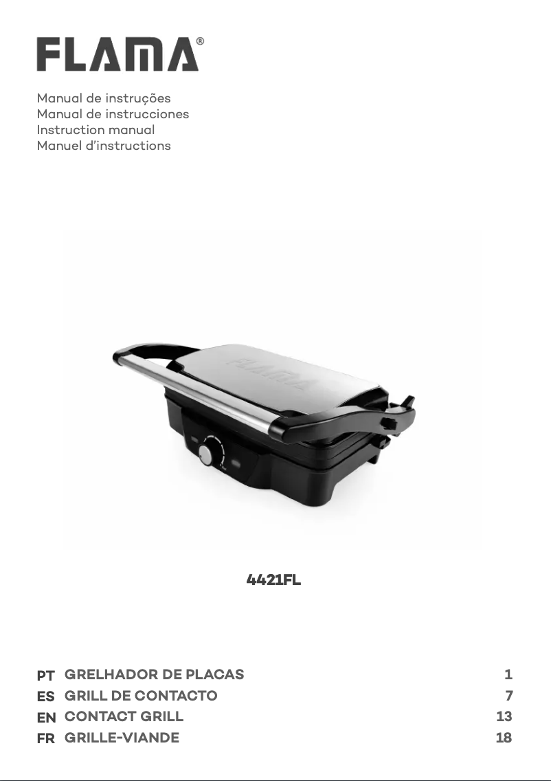 Image de la première page du manuel de l'appareil 4421FL