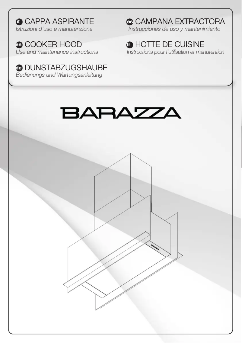 Page 1 de la notice Manuel utilisateur Barazza 1KSTI12