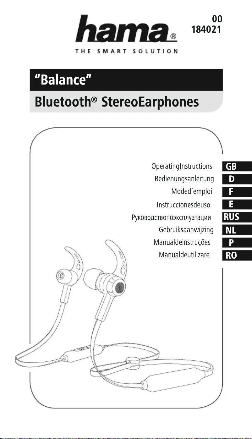 Image de la première page du manuel de l'appareil Connect Balance