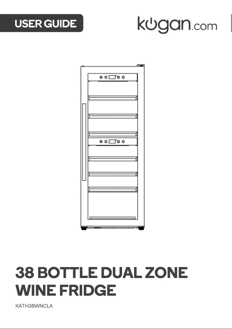 Image de la première page du manuel de l'appareil KATH38WNCLA