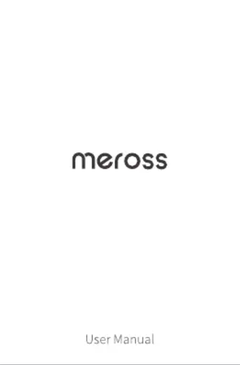 Page n°1 - Manuel utilisateur Meross MSS710