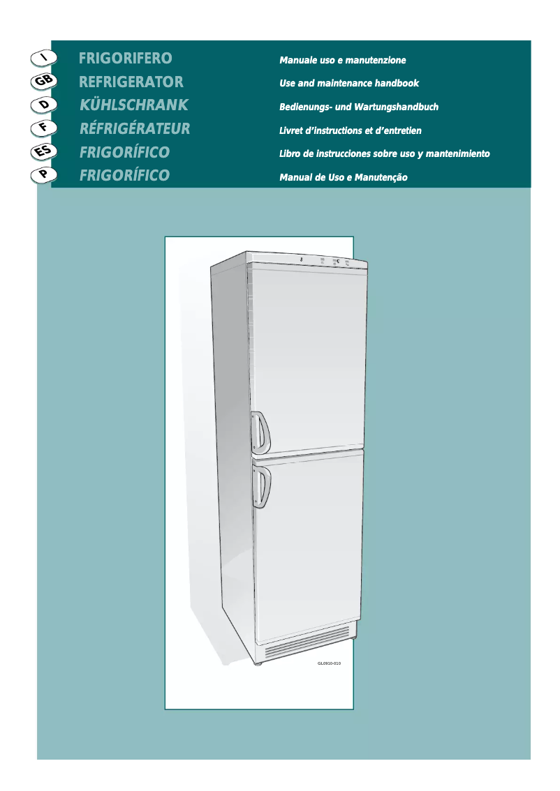 Page 1 of the manual User Manual Ardo GLS36H