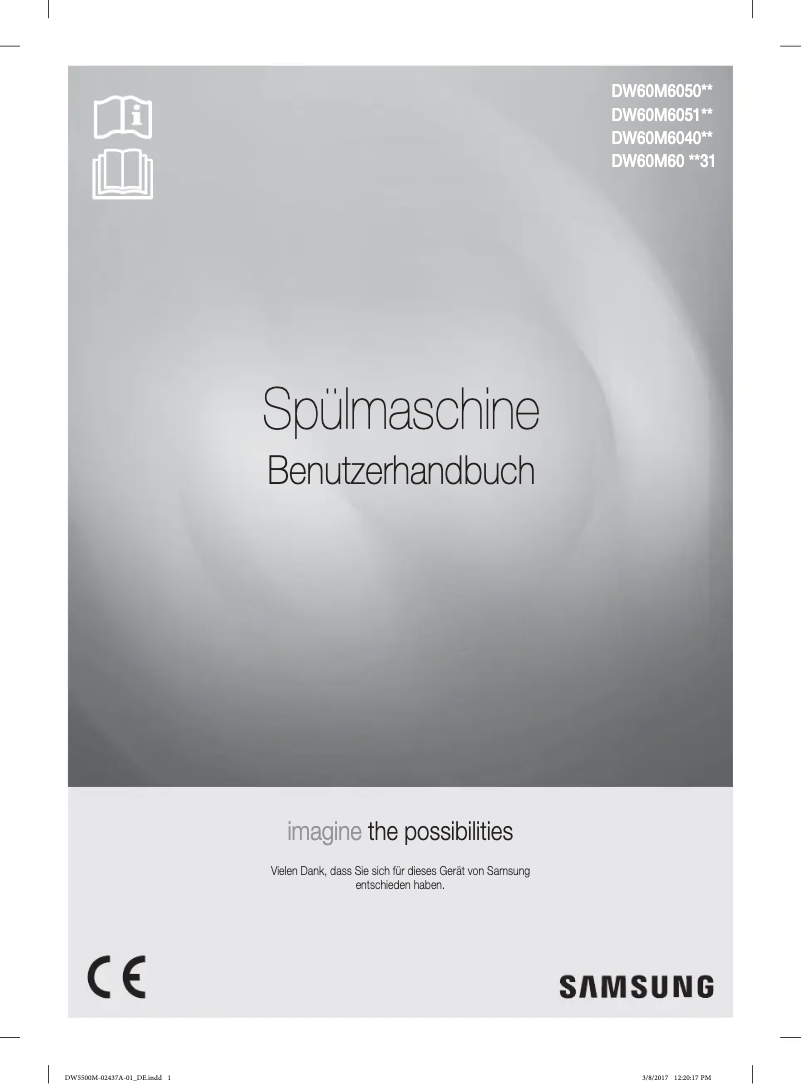 Image de la première page du manuel de l'appareil DW60M6040BB