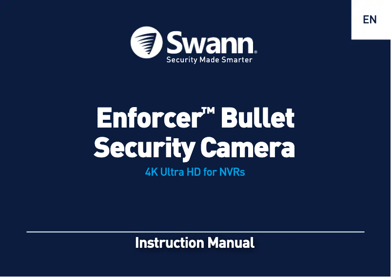 Image de la première page du manuel de l'appareil SWNHD-900BE-EU