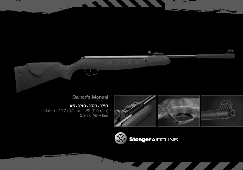 Página 1 del manual Manual de usuario Stoeger X50