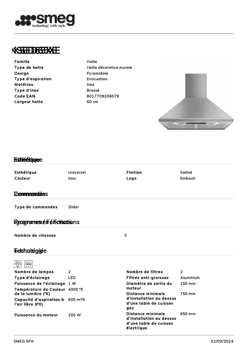 Image de la première page du manuel de l'appareil KSED65XE