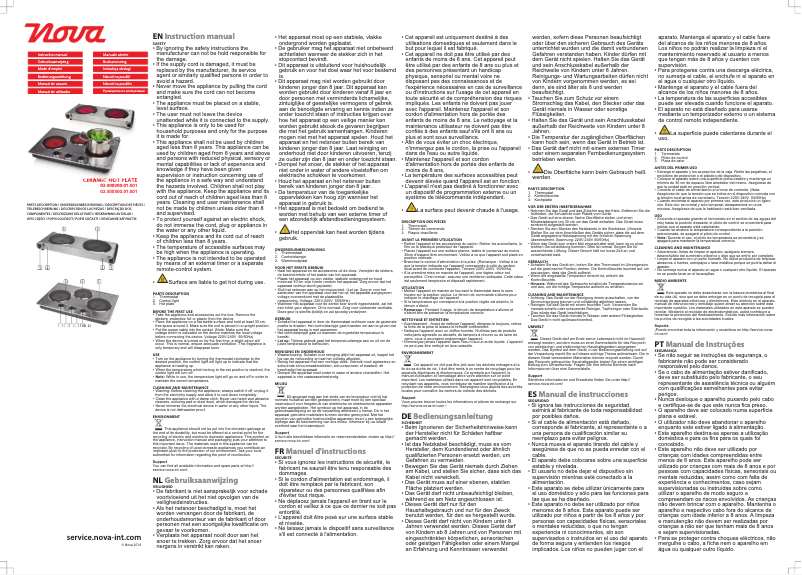 Imagen de la primera página del manual del dispositivo 303008