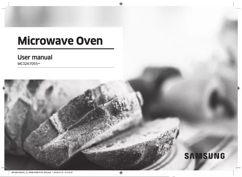 Page 1 de la notice Manuel utilisateur Samsung MC32K7055VP