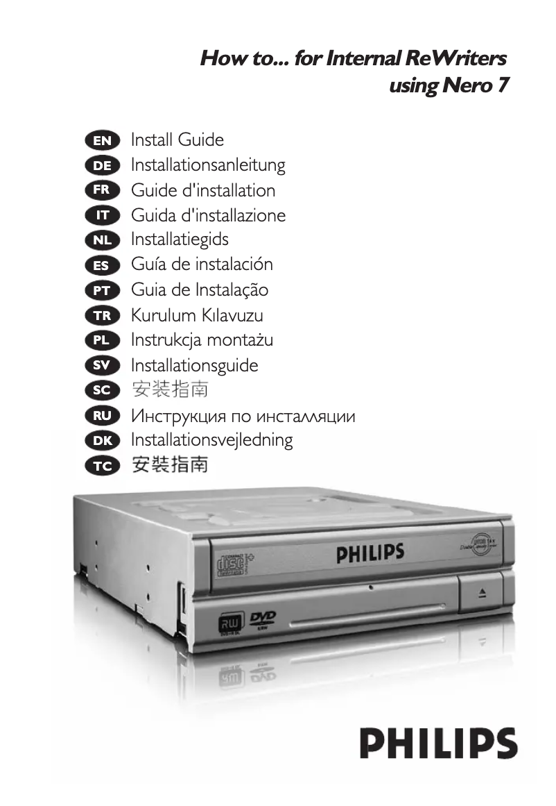 Page n°1 - Manuel utilisateur Philips SPD2415SD