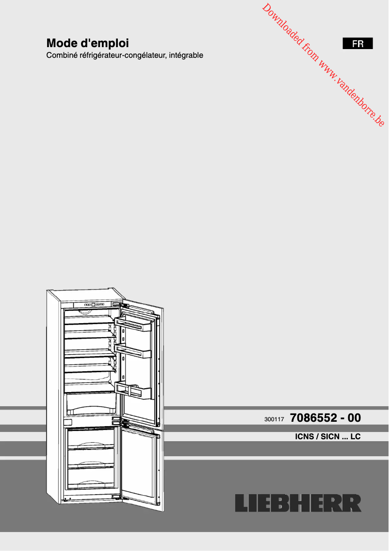 Image de la première page du manuel de l'appareil SICN 3386 Premium NoFrost
