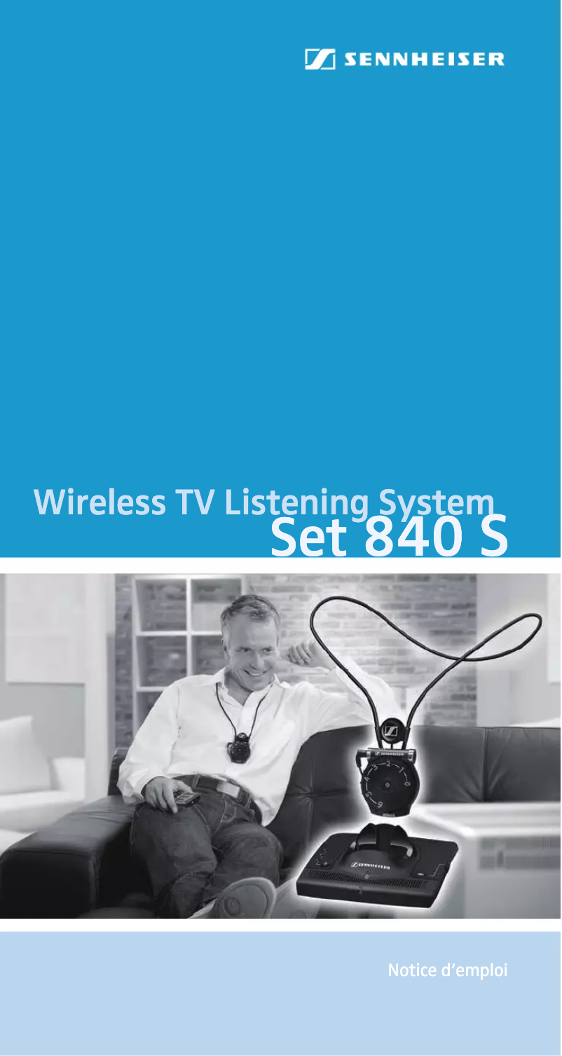 Page n°1 - Manuel utilisateur Sennheiser Set 840 S