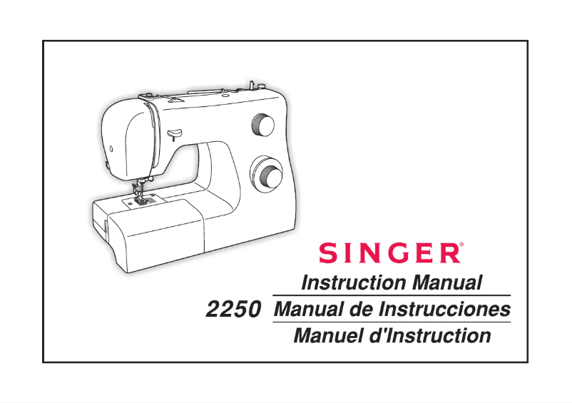 Página 1 del manual Manual de usuario Singer Tradition 2250