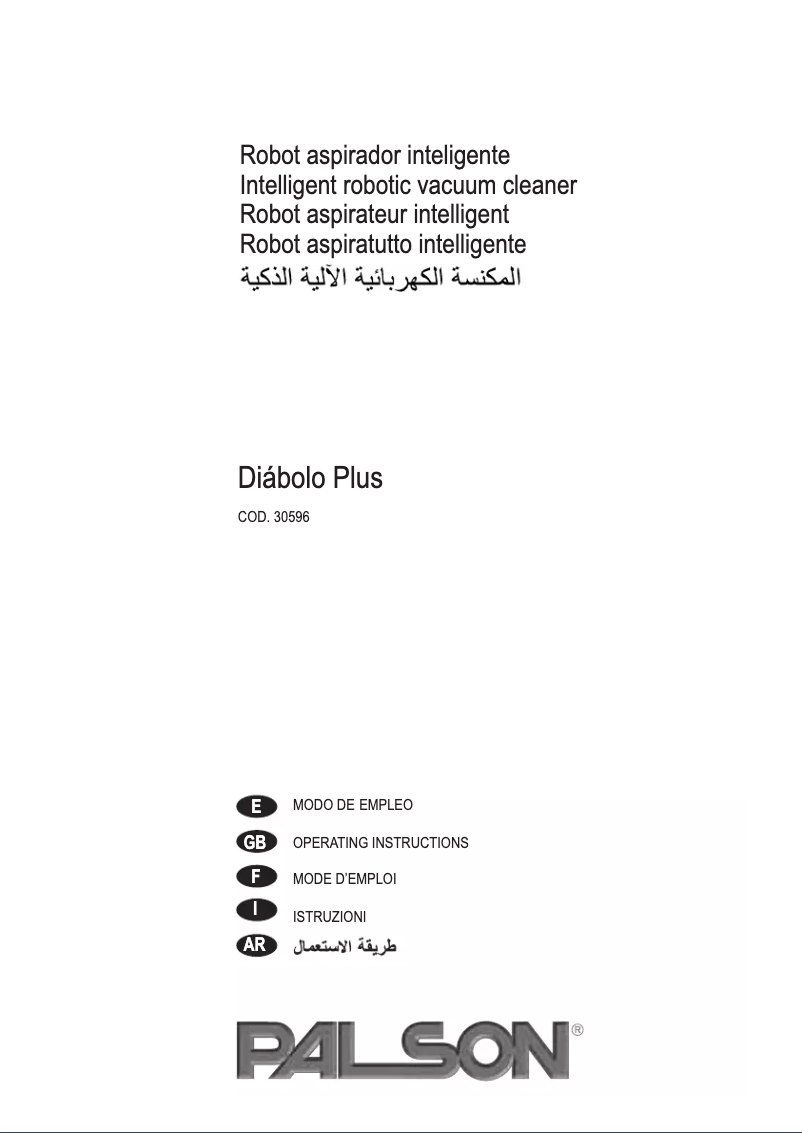 Página 1 del manual Manual de usuario Palson Diábolo Plus
