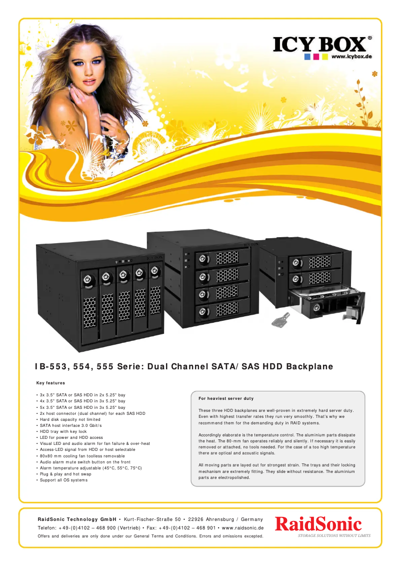 Image de la première page du manuel de l'appareil IB-555SSK