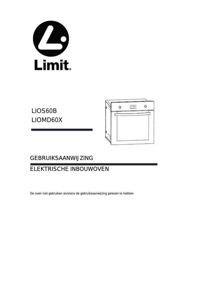 Page n°1 - Manuel utilisateur Limit LIOMD60X