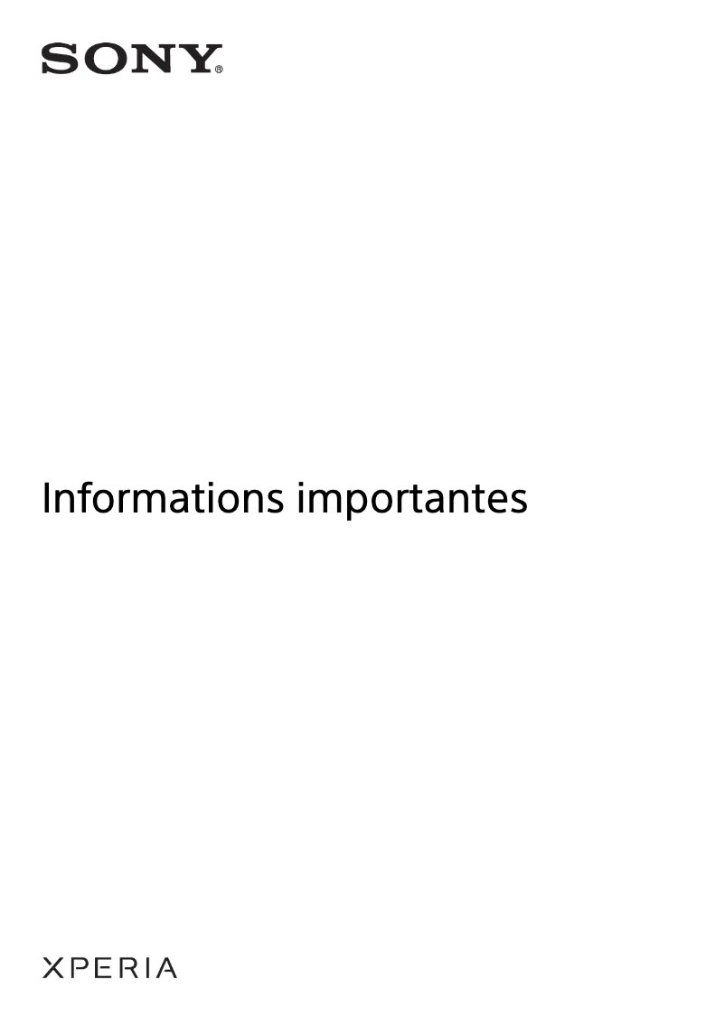 Página 1 del manual Manual de usuario Sony Xperia 1 VI