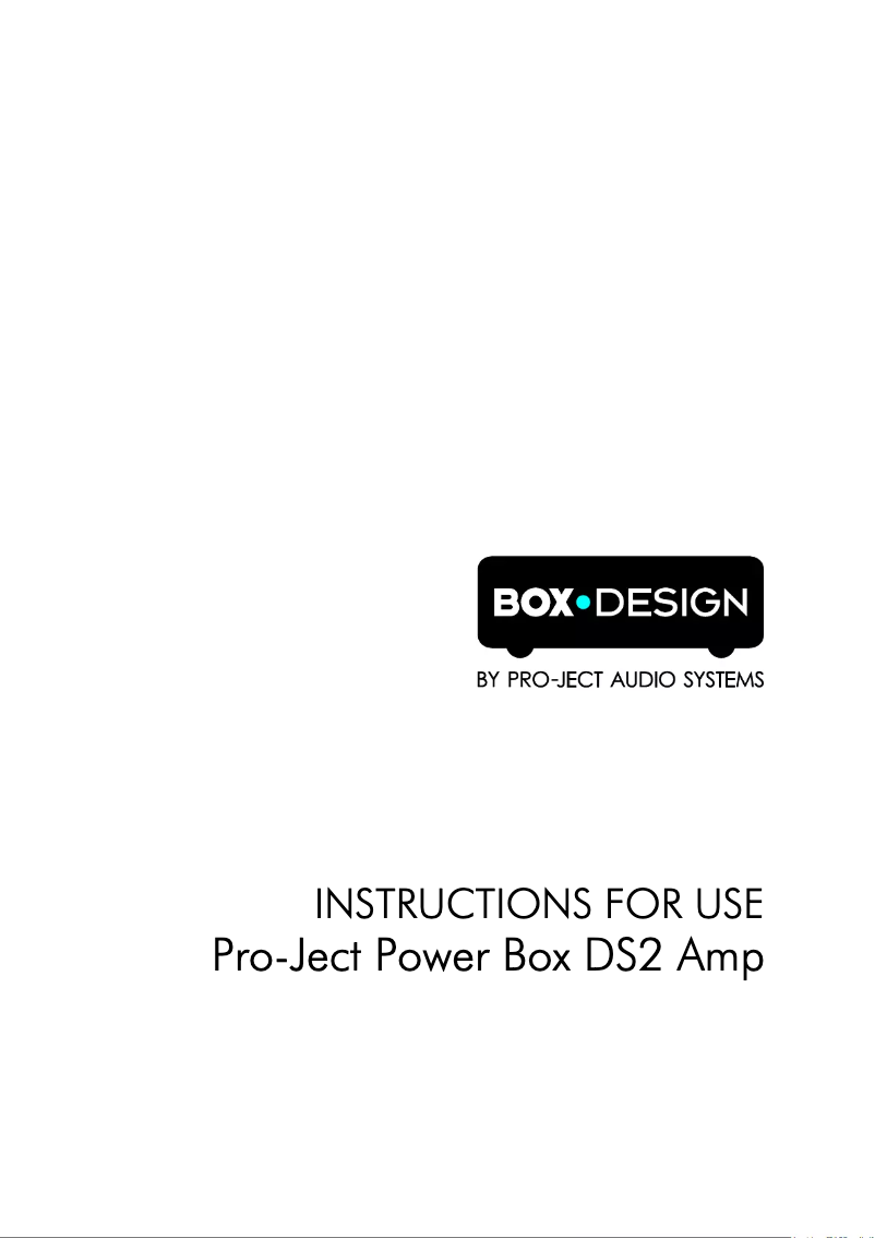 Image de la première page du manuel de l'appareil Power Box DS2 Amp