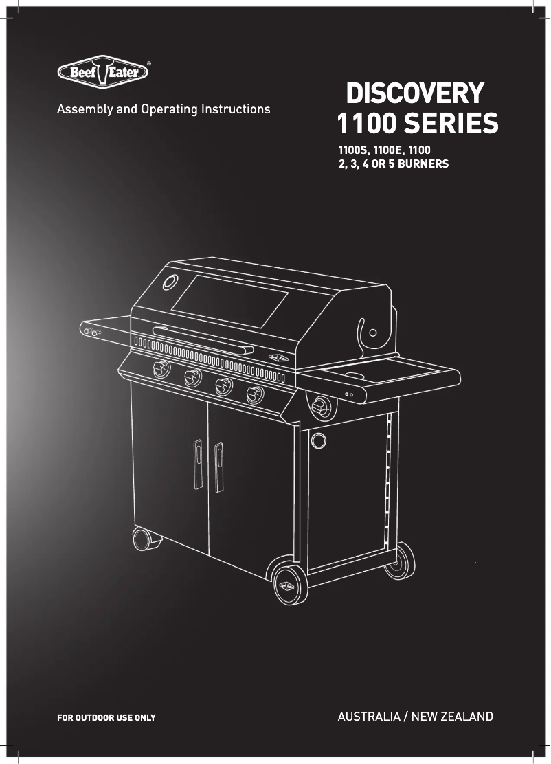 Page 1 de la notice Manuel utilisateur BeefEater BD16340