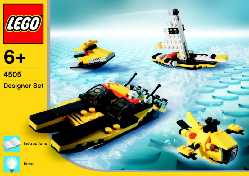 Page 1 de la notice Manuel utilisateur Lego Creator 4505