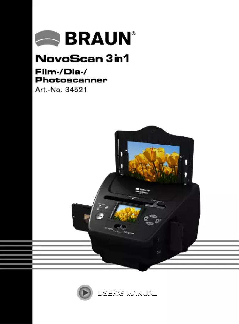 Page n°1 - Manuel utilisateur Braun Novoscan