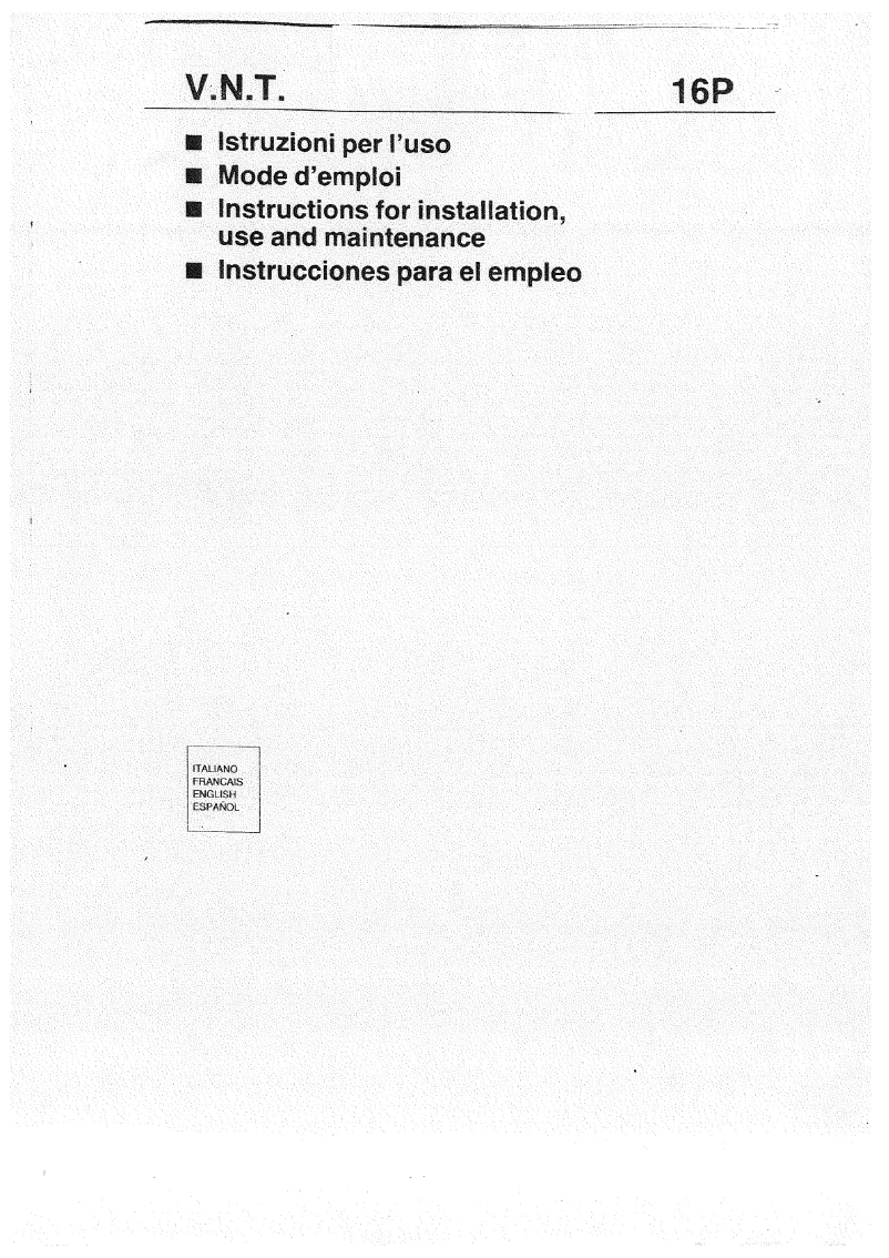 Page 1 de la notice Manuel utilisateur Rommer EDELWEIS