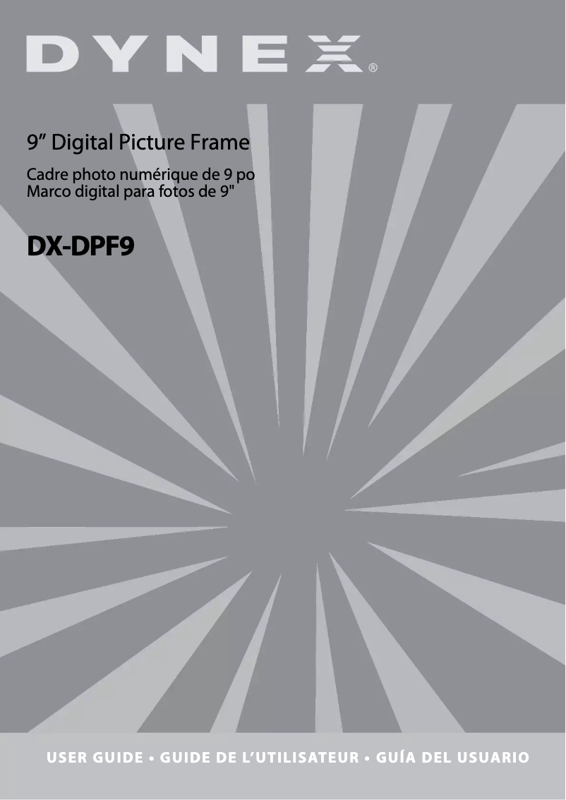 Page n°1 - Manuel utilisateur Dynex DX-DPF9