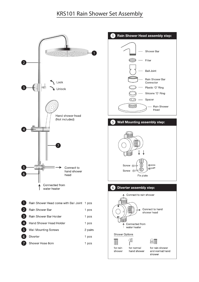 Page 1 de la notice Manuel utilisateur Khind KRS101