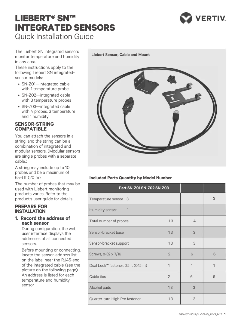 Page 1 de la notice Manuel utilisateur Emerson SN-3C