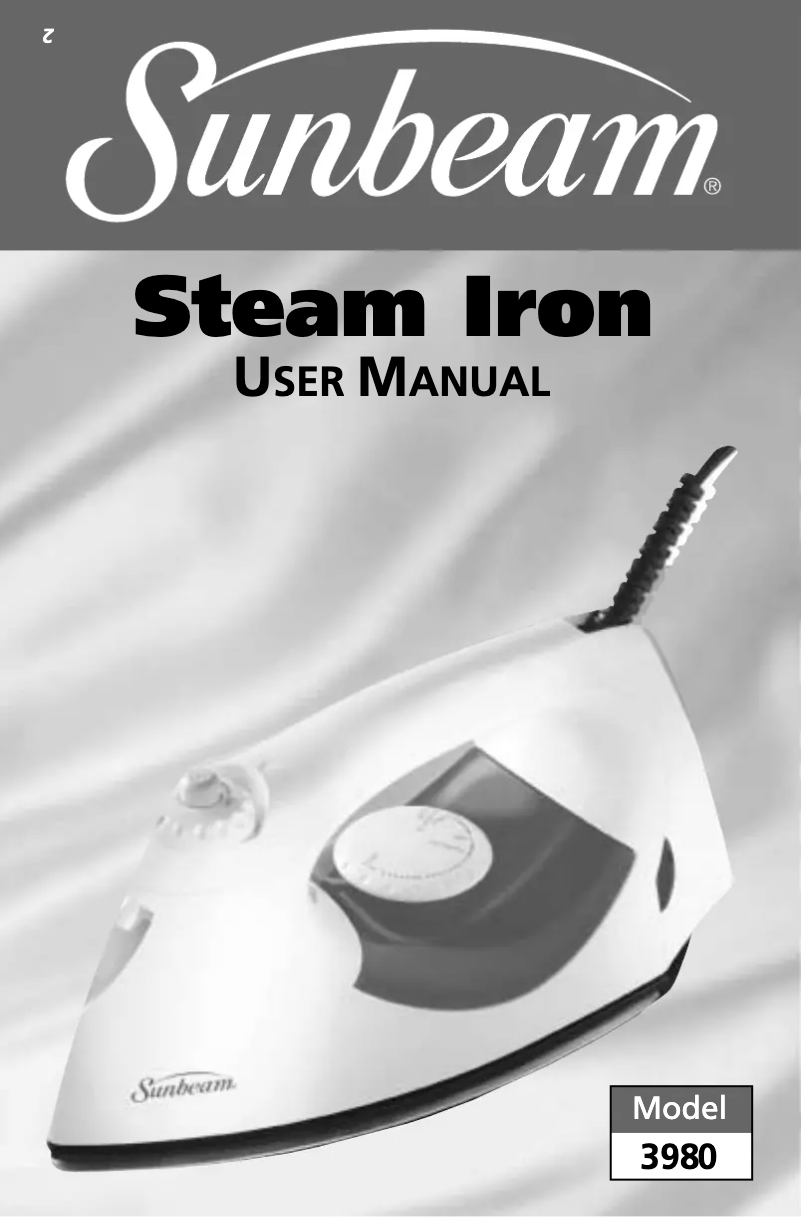 Image de la première page du manuel de l'appareil 3980