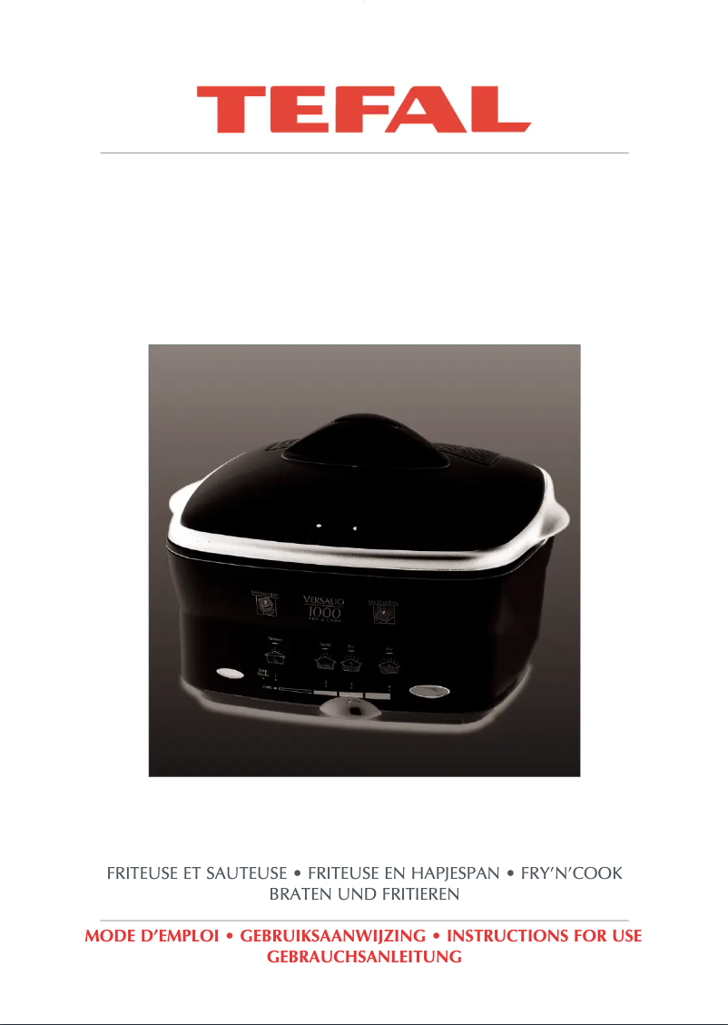 Image de la première page du manuel de l'appareil 6151 Versalio